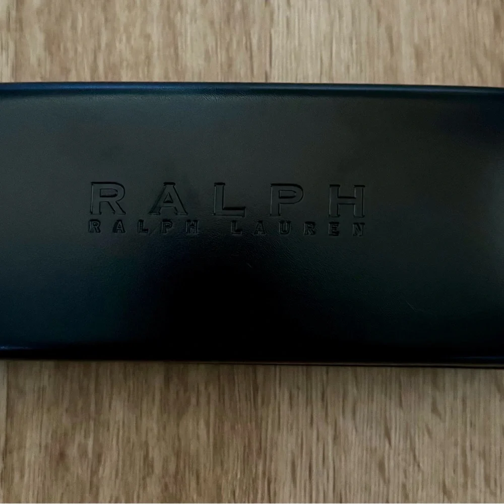 Ralph Lauren Black Hard Eyeglasses/ Sunglasses Case Designer ECU